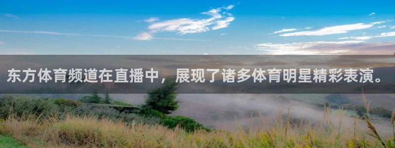 东方体育频道在直播中，展现了诸多体育明星精彩表演。