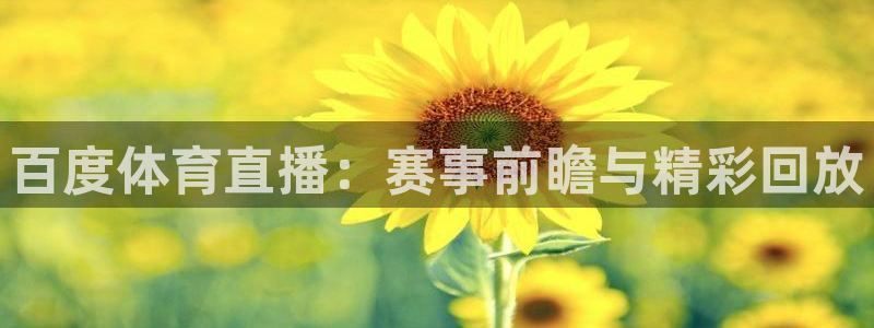 百度体育直播：赛事前瞻与精彩回放